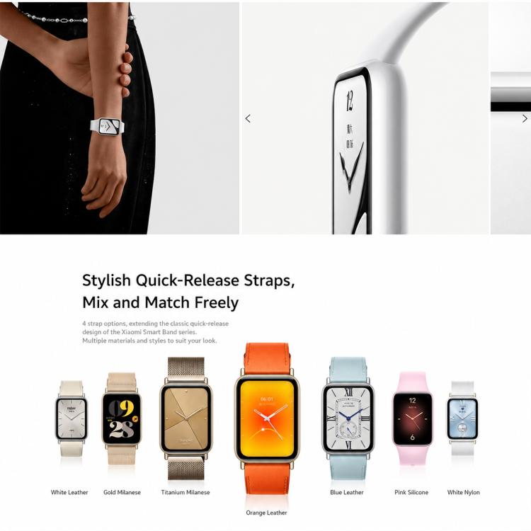 Original Xiaomi Smart Band 10 Pro, 1.74 inch AMOLED Screen 5ATM Waterproof Smart Watch, Support Blood Oxygen / Heart Rate Monitor, Smart Band 10 Pro Black, Smart Band 10 Pro Silver, Smart Band 10 Pro Pink