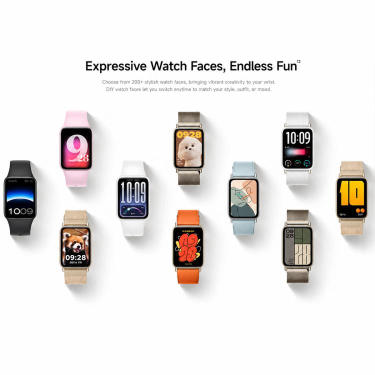 Original Xiaomi Smart Band 10 Pro, 1.74 inch AMOLED Screen 5ATM Waterproof Smart Watch, Support Blood Oxygen / Heart Rate Monitor, Smart Band 10 Pro Black, Smart Band 10 Pro Silver, Smart Band 10 Pro Pink