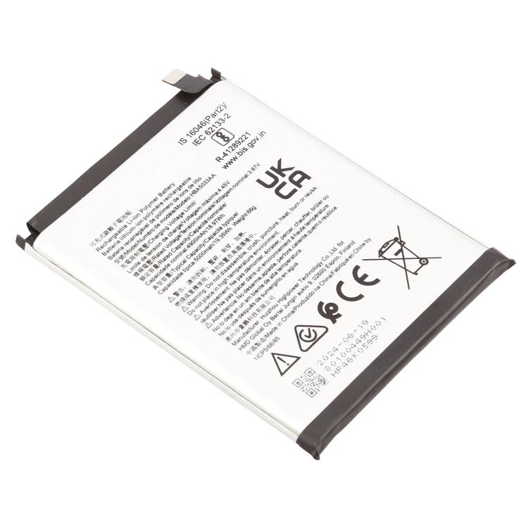 For HMD Fusion / Fusion X1 / Fusion 2024 5000mAh HBA5033AA Battery