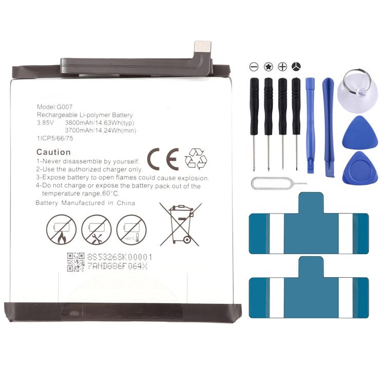 For General Mobile GM 9 Pro / GM8 Go Dual / GM6 / G006 3800mAh G007 Battery, For General Mobile GM 9 Pro / GM8 Go Dual / GM6 / G006 3800mAh