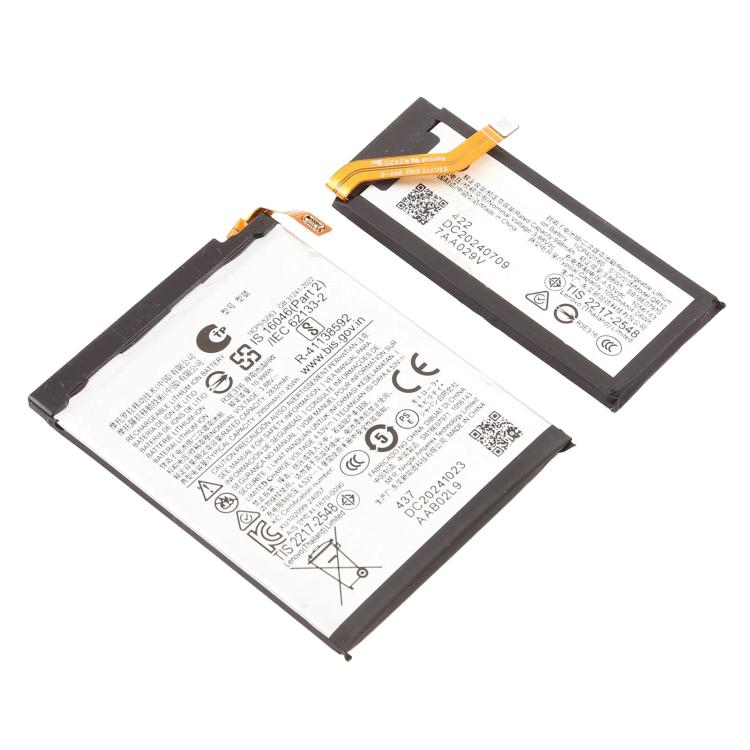 For Motorola Razr+ 2024 XT2451-4 2950mAh / 1050mAh QR30 / QR10 Battery