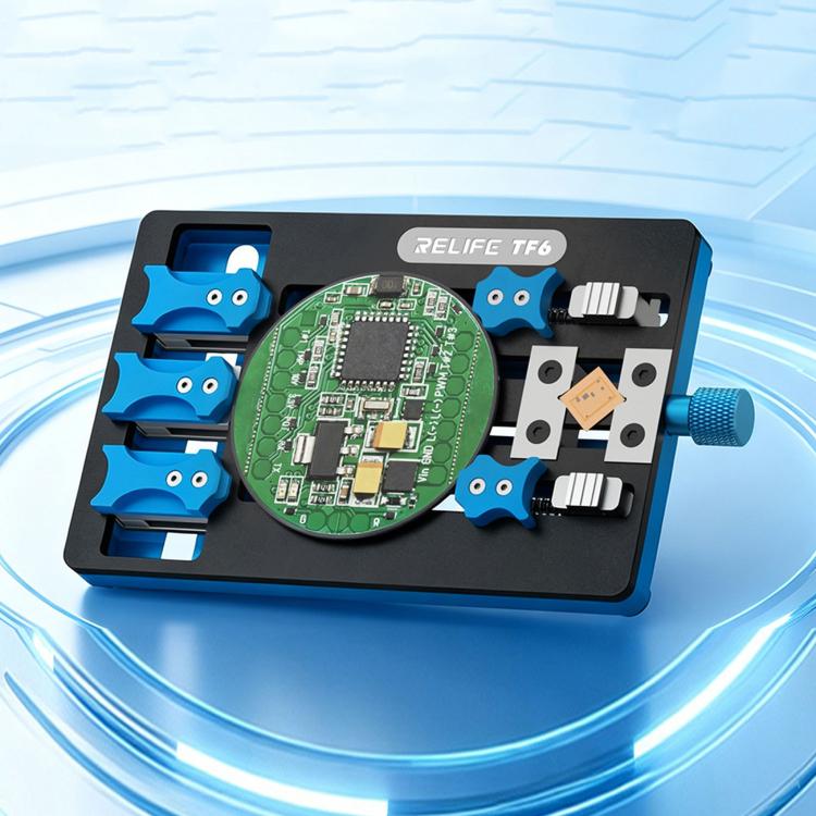 RELIFE TF6 Integrated Dual-Clamp Repair Fixture Compatible with Dual-Layer / Non-Standard Motherboards