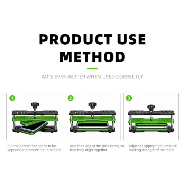 LUOWEI LW-303 360 Degree Rotation Screen Pressure Holding & Seam Filling Fixture