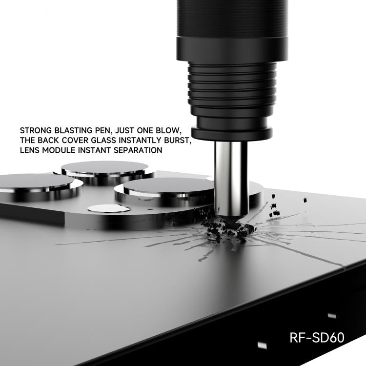 RF4 RF-SD60 5-in-1 Screwdriver & Back Glass Breaking Pen for Mobile Phone Repair, RF-SD60