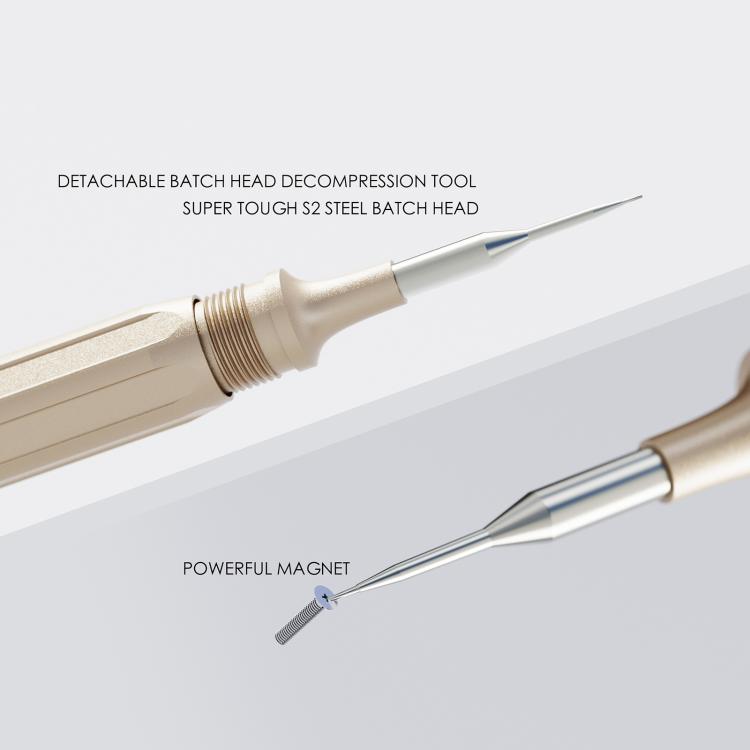 RF4 RF-SD10 5-in-1 Superhard S2 Steel Magnetic Precision Screwdriver for Phone Disassemble Repair, RF-SD10