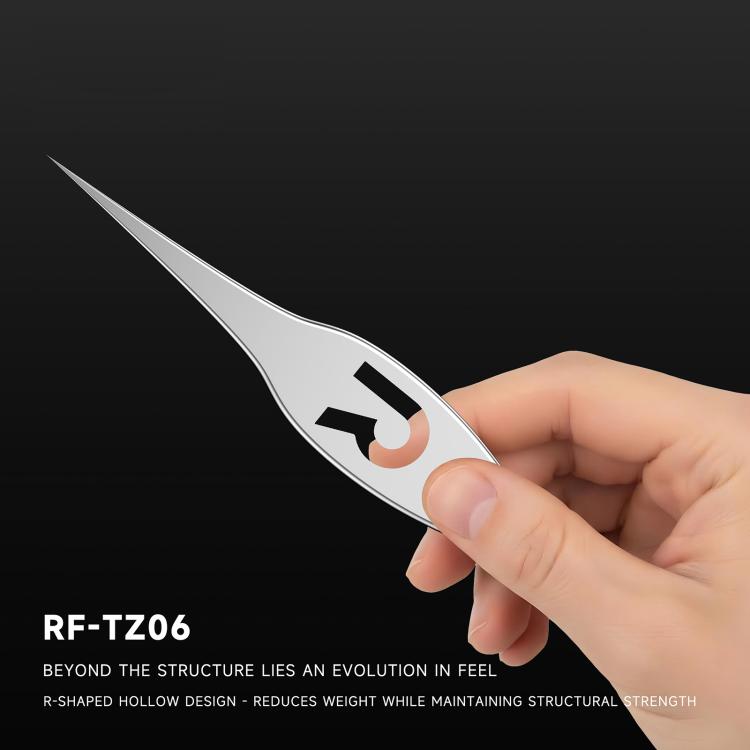 RF4 RF-TZ06 High-Precision Ultrafine Alloy Wide-Body Tweezers, RF-TZ06