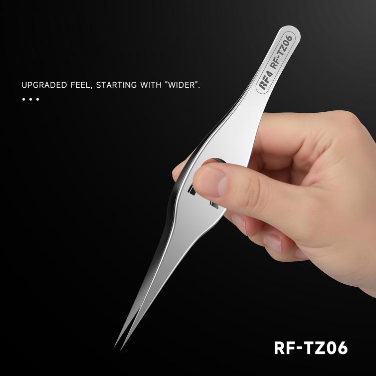 RF4 RF-TZ06 High-Precision Ultrafine Alloy Wide-Body Tweezers, RF-TZ06
