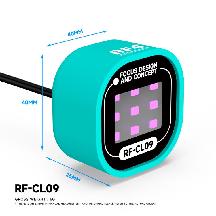 RF4 RF-CL09 9pcs High-Brightness Beads USB Mini UV Curing Lamp