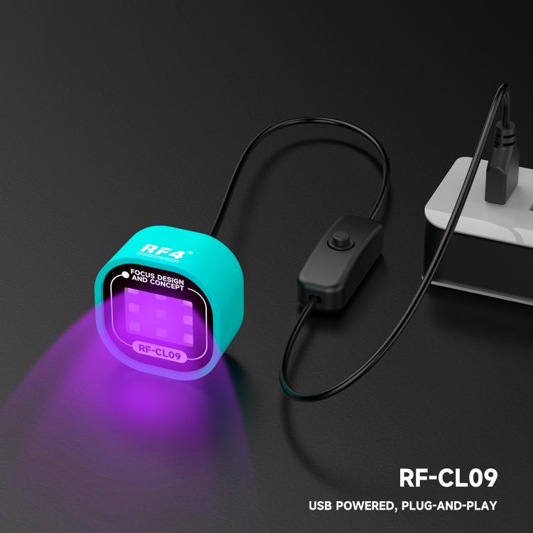 RF4 RF-CL09 9pcs High-Brightness Beads USB Mini UV Curing Lamp