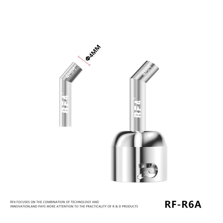 For 861DW / 861Pro Hot Air Gun Rework Station RF4 RF-R6A Angled Air Gun Nozzle Kit Set