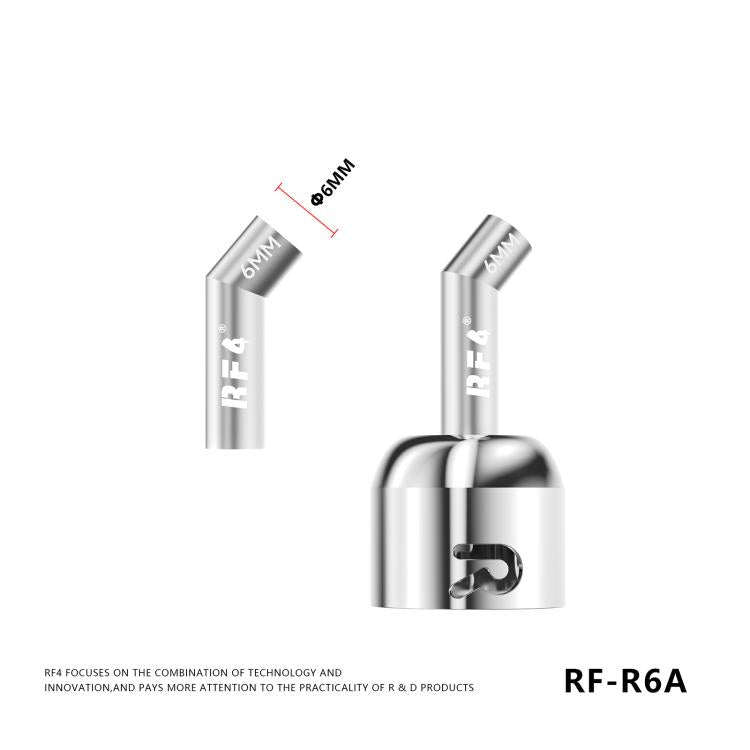 For 861DW / 861Pro Hot Air Gun Rework Station RF4 RF-R6A Angled Air Gun Nozzle Kit Set