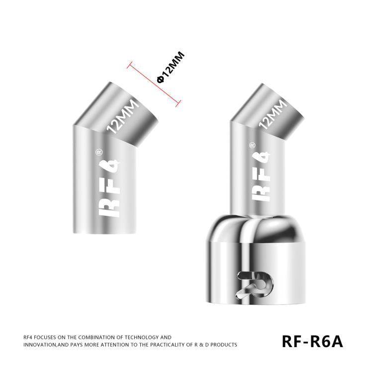 For 861DW / 861Pro Hot Air Gun Rework Station RF4 RF-R6A Angled Air Gun Nozzle Kit Set
