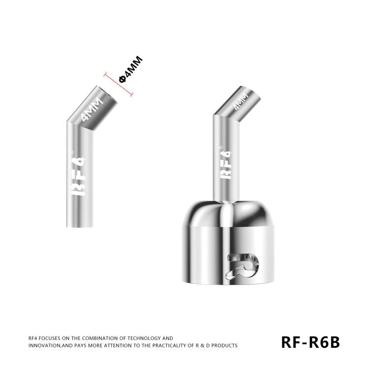 For 861DW / 861Pro Hot Air Gun Rework Station RF4 RF-R6B Angled Air Gun Nozzle Kit Set