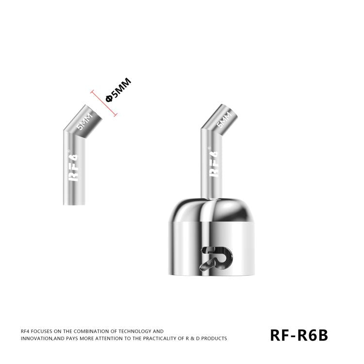 For 861DW / 861Pro Hot Air Gun Rework Station RF4 RF-R6B Angled Air Gun Nozzle Kit Set