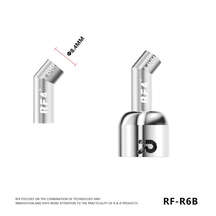 For 861DW / 861Pro Hot Air Gun Rework Station RF4 RF-R6B Angled Air Gun Nozzle Kit Set
