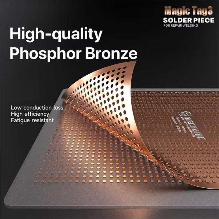 MECHANIC Magic Tag 3 Solder Piece, 0.1x0.3mm, 0.08x0.28mm, 0.08x0.28mm + 0.1x0.3mm