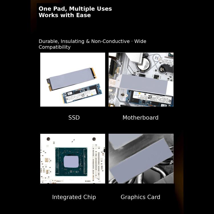 THERMALRIGHT PX7 M.2 SSD Thermal Silicone Pad, 0.5mm, 1mm, 1.5mm, 2mm
