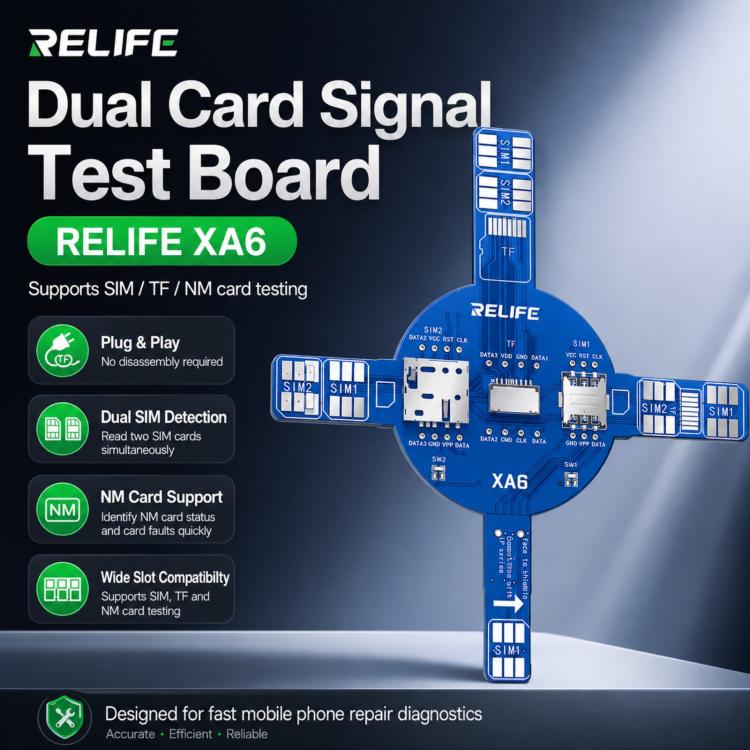 RELIFE XA6 Dual Card Signal Test Board