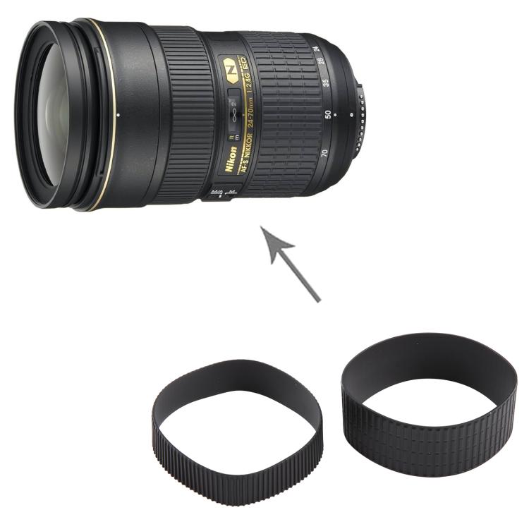 Camera Lens Zoom Focus Ring Grip Set, Zoom Focus Ring Grip Set