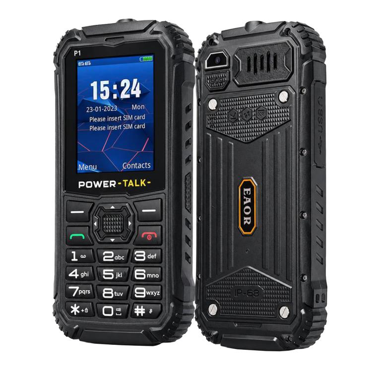 HP219 IP68 Rugged Phone, 2.4 inch, SC6531E, Network: 2G, BT, FM, SOS, Torch, EU Plug, US Plug, UK Plug