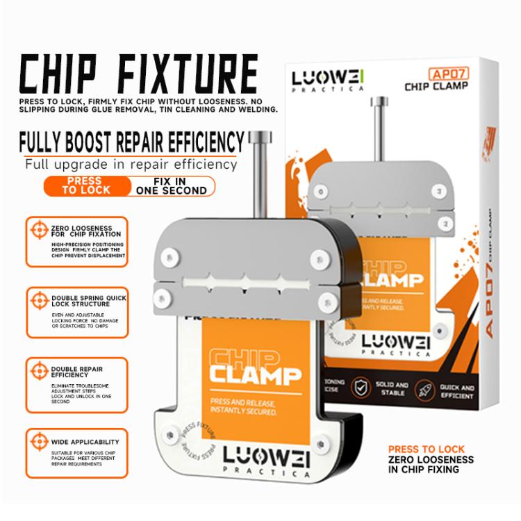 LUOWEI LW-AP07 Dual-Spring Quick-Lock Chip Fixture Compatible with Various Chip Packages, LW-AP07