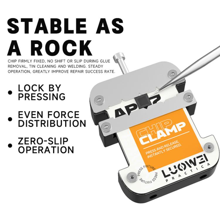 LUOWEI LW-AP07 Dual-Spring Quick-Lock Chip Fixture Compatible with Various Chip Packages, LW-AP07