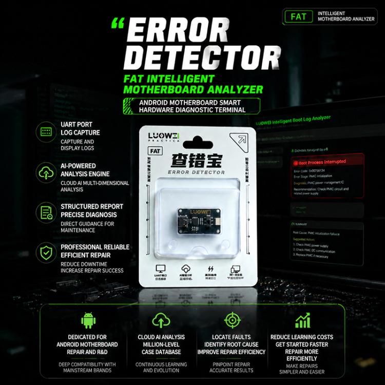 LUOWEI LW-FAT Error Checker Android Phone Motherboard Smart Fault Diagnostic Analyzer