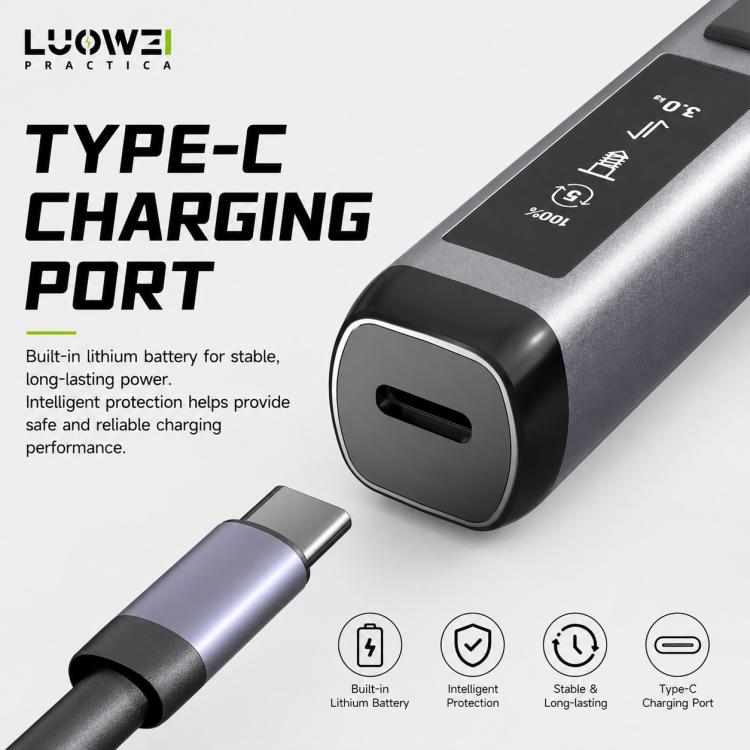 LUOWEI Adjustable Torque Electric Screwdriver Set, S1, S1 Pro