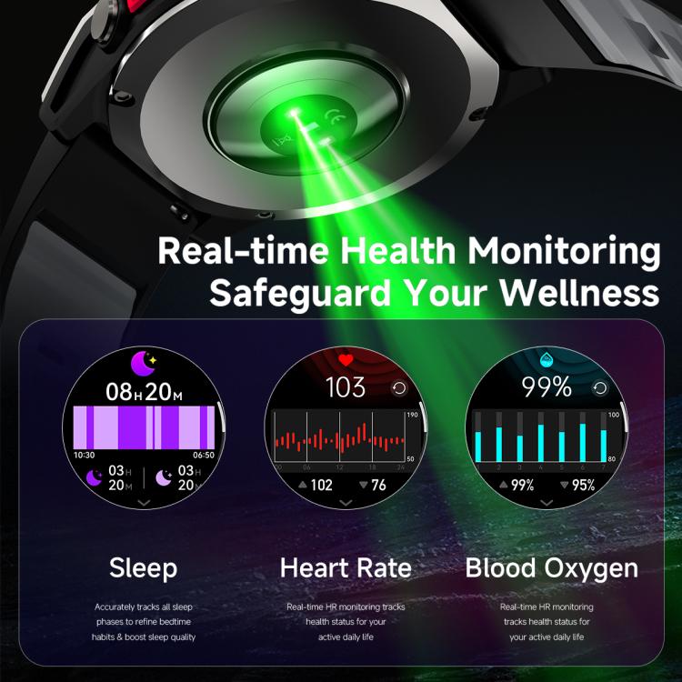 F8 Pro 1.43 inch AMOLED Screen Smart Watch Support Health Monitoring, Multi-Sport Modes