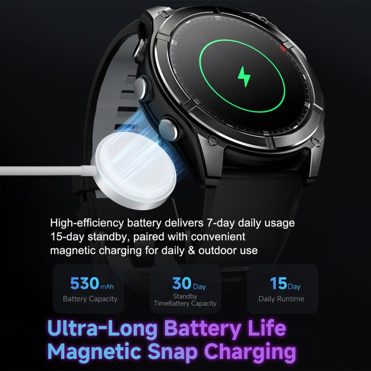 F8 Pro 1.43 inch AMOLED Screen Smart Watch Support Health Monitoring, Multi-Sport Modes