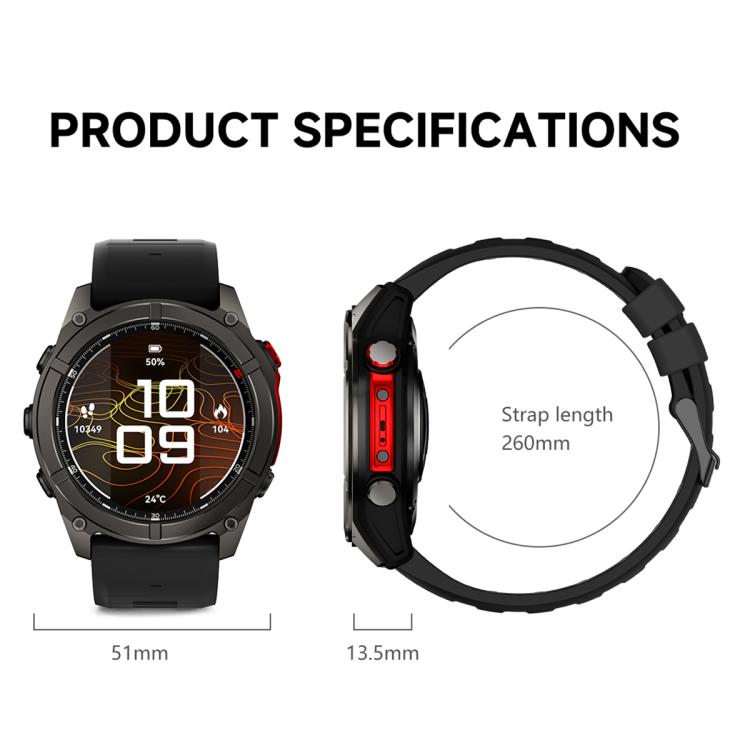 F8 Pro 1.43 inch AMOLED Screen Smart Watch Support Health Monitoring, Multi-Sport Modes