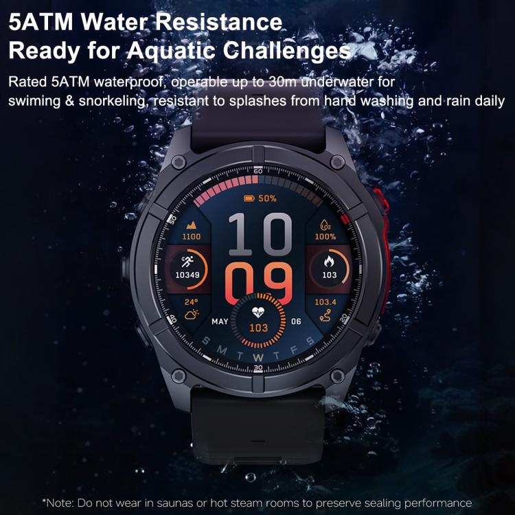 F8 Pro 1.43 inch AMOLED Screen Smart Watch Support Health Monitoring, Multi-Sport Modes