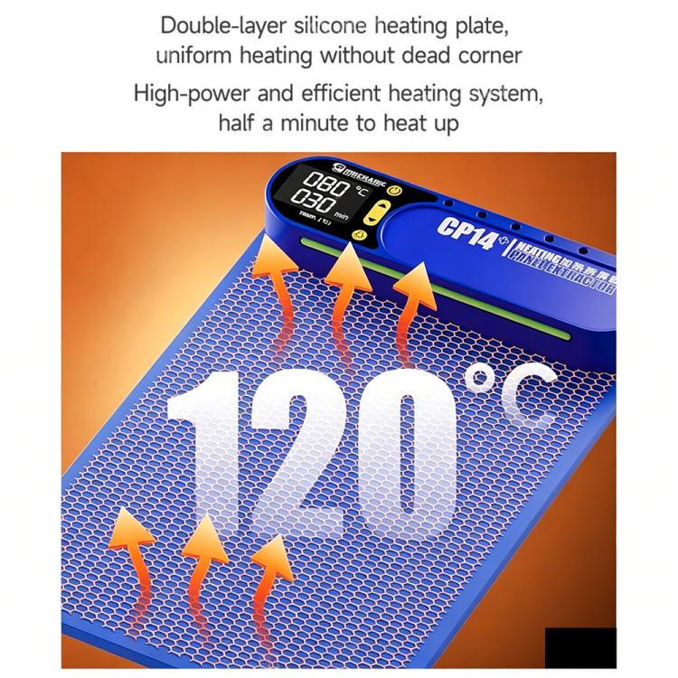 MECHANIC CP14+ 14-inch LCD Screen Separator with Dust Detection LED Light, EU Plug, US Plug