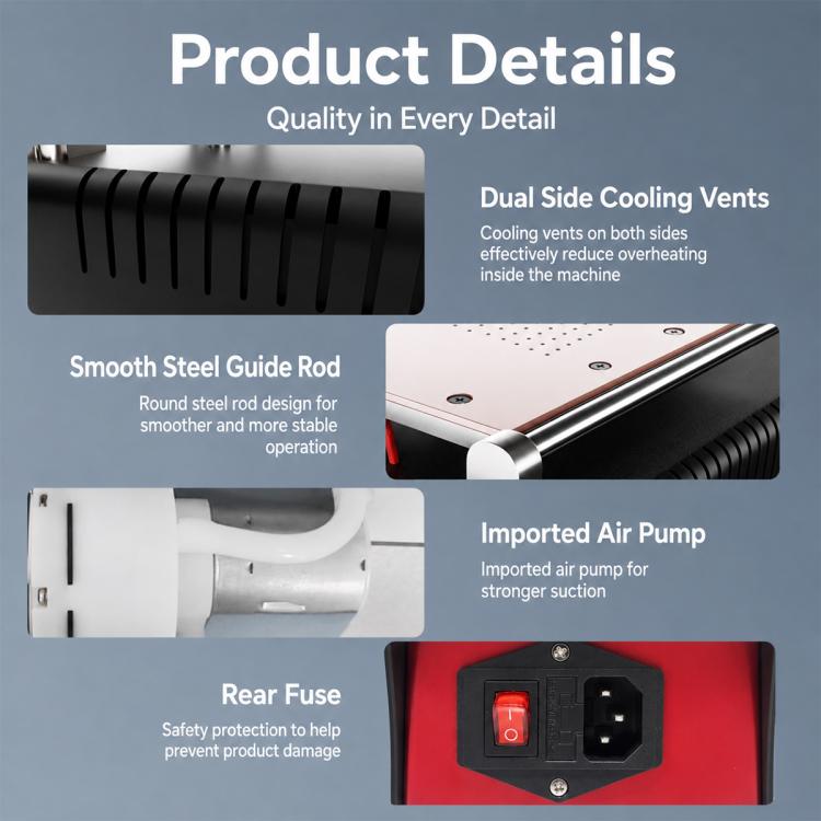 TBK 988 Intelligent Temperature Control LCD Screen Heating Separator, US Plug, EU Plug, UK Plug