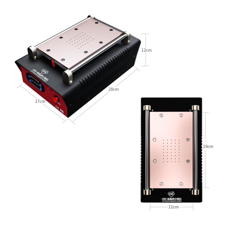 TBK 988 Intelligent Temperature Control LCD Screen Heating Separator, US Plug, EU Plug, UK Plug