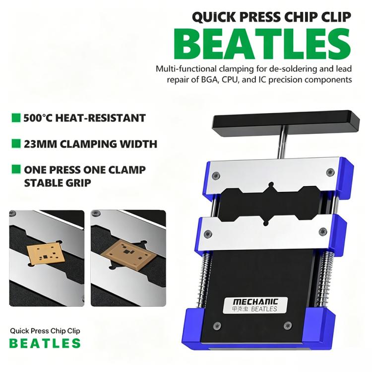 MECHANIC BEATLES BGA CPU IC Adhesive Removal Quick-Press Chip Fixture, MECHANIC BEATLES
