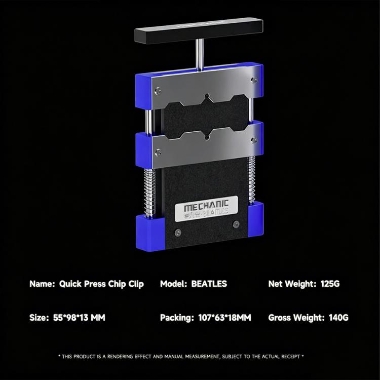 MECHANIC BEATLES BGA CPU IC Adhesive Removal Quick-Press Chip Fixture, MECHANIC BEATLES
