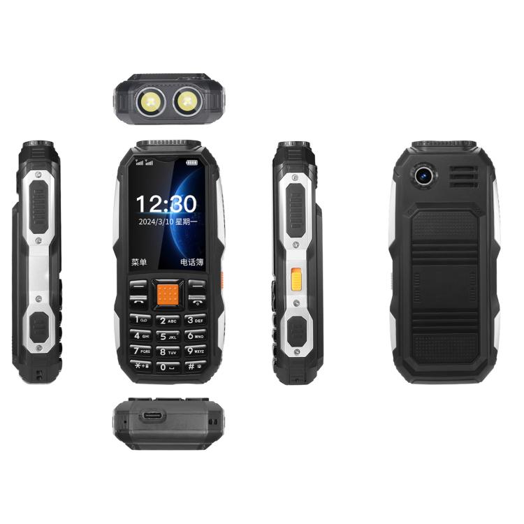 W2022 Rugged Phone, 1.77 inch, SC6531DA, Network: 2G, Dual SIM, BT, Torch