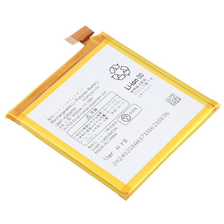 For Sharp Aquos R SH-03J SHV39 605SH 3550mAh UBATIA280AFN1 Battery