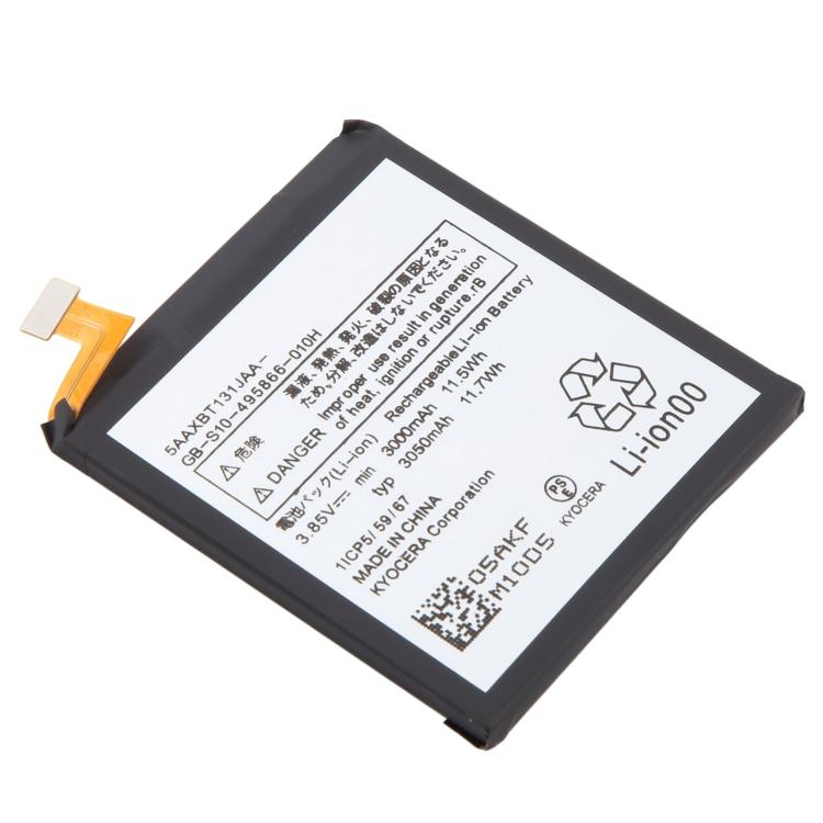 For Kyocera Android One S6 / KYV48 3000mAh 5AAXBT131JAA Battery