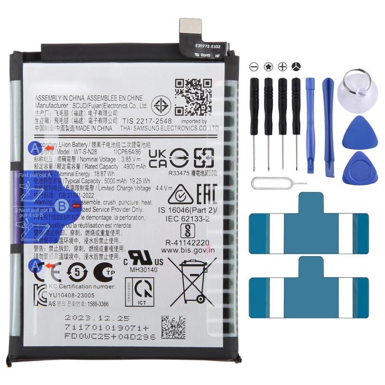 Battery, For Galaxy A07 5G SM-A076M/B/F 6000mAh LC-196, For Galaxy A05 2023 5000mAh WT-S-N28