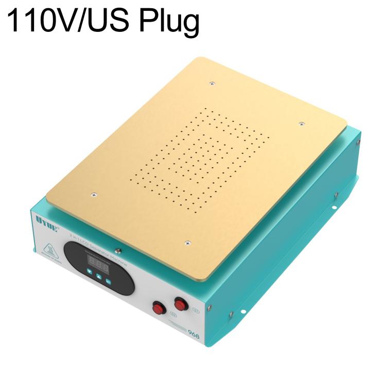 UYUE 968 15-inch LCD Screen Separator Machine Built-in Vacuum Pump, US Plug, EU Plug