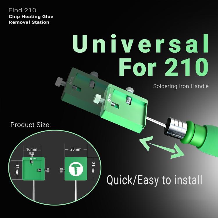 2UUL FD40 Find 210 Chip Mini Heating Glue Removal Station for C210 Handle, 2UUL FD40