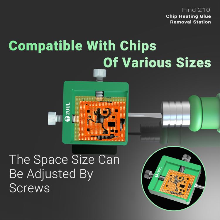 2UUL FD40 Find 210 Chip Mini Heating Glue Removal Station for C210 Handle, 2UUL FD40