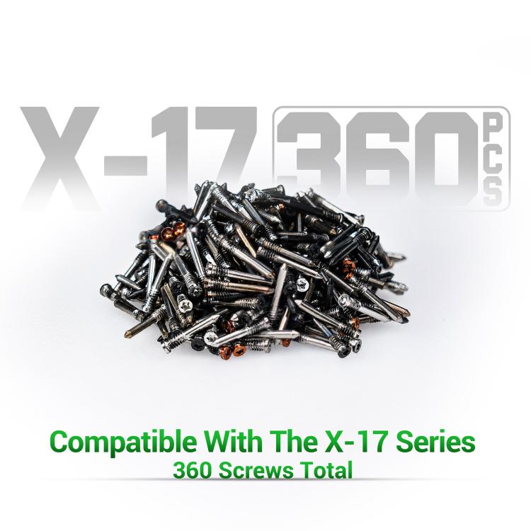 2UUL SC13 8-Color Pentalobe Charging Port Screws Kit for iPhone X-17 Pro Max