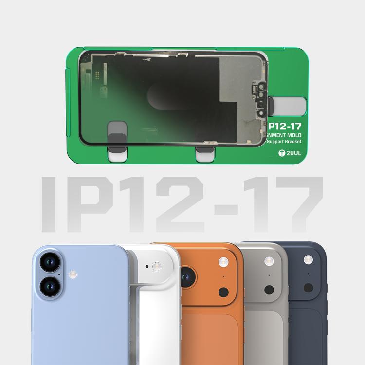 2UUL SH01 Screen Laminating Magnetic Alignment Mold with Support Bracket for iPhone 12-17 Pro Max