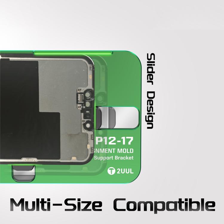 2UUL SH01 Screen Laminating Magnetic Alignment Mold with Support Bracket for iPhone 12-17 Pro Max