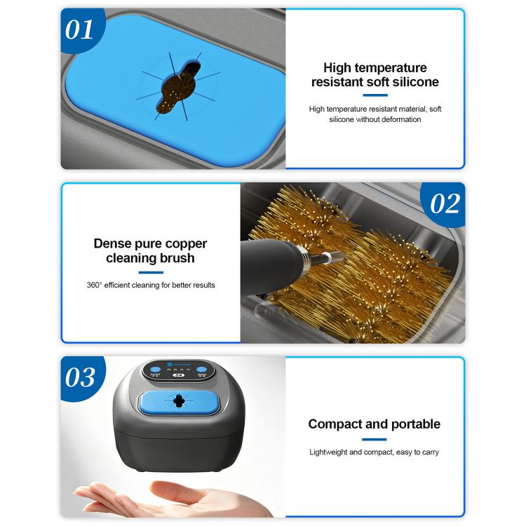 SUNSHINE S4 Adjustable Speed Automatic Soldering Iron Tip Cleaner, Plug: US Plug, US Plug