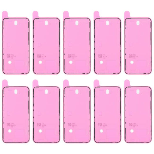 10pcs OEM Back Housing Cover Adhesive, Airtightness Test Compatible, For iPhone 14, For iPhone 14 Plus, For iPhone 15, For iPhone 15 Plus, For iPhone 15 Pro Max, For iPhone 15 Pro, For iPhone 16, For iPhone 16 Plus, For iPhone 16 Pro Max