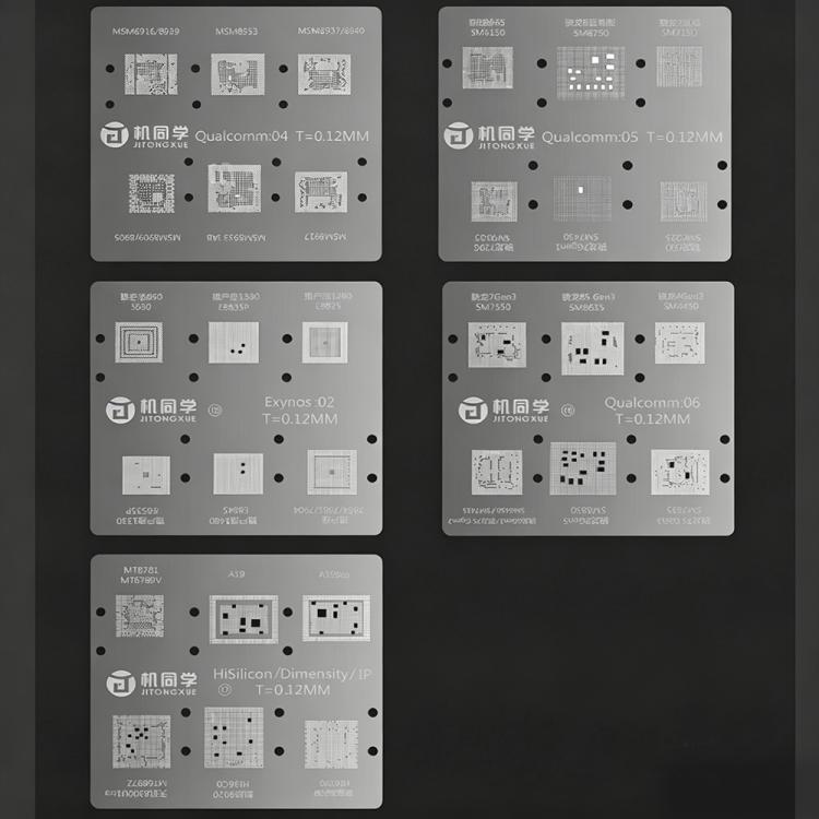 JTX T4 Max Universal Chips Glue Removal and Tin Planting Platform Set for iPhone / Samsung / Hisilicon / Android RAM